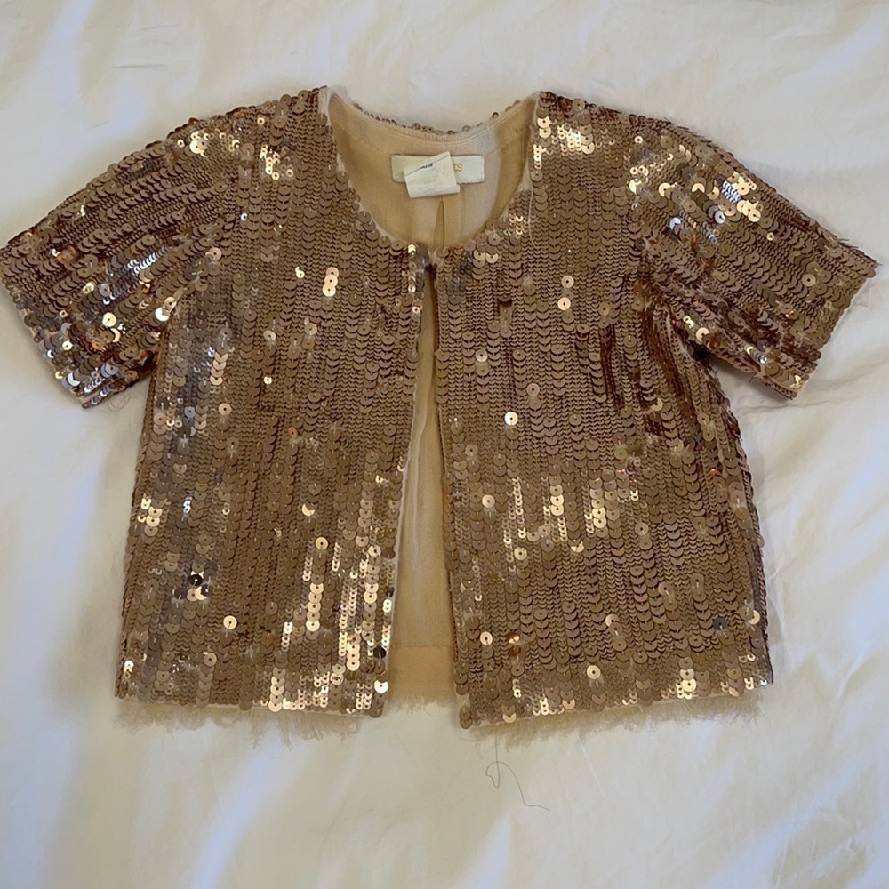 Crew cuts sequin jacket